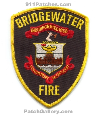 Bridgewater Fire Department Patch (Massachusetts)
Scan By: PatchGallery.com
Keywords: dept. incorporated 1656