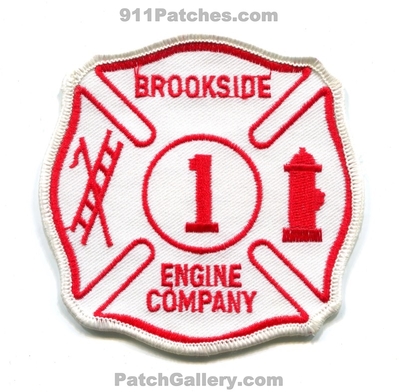 Brookside Fire Department Engine Company 1 Patch (New Jersey)
Scan By: PatchGallery.com
Keywords: dept. co. station
