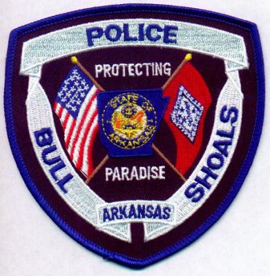 Bull Shoals Police
Thanks to EmblemAndPatchSales.com for this scan.
Keywords: arkansas