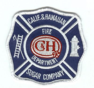 Calif & Hawaiian CH Sugar Company Fire Department
Thanks to PaulsFirePatches.com for this scan.
Keywords: california