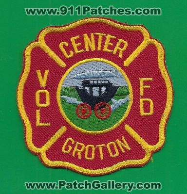Center Groton Volunteer Fire Department (Connecticut)
Thanks to PaulsFirePatches.com for this scan. 
Keywords: fd dept.