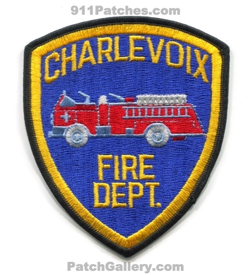 Charlevoix Fire Department Patch (Michigan)
Scan By: PatchGallery.com
Keywords: dept.