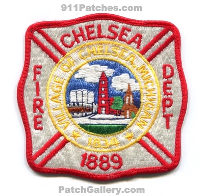 Chelsea Fire Department Patch (Michigan)
Scan By: PatchGallery.com
Keywords: village of dept. 1834 1889