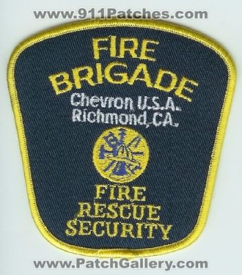 Chevron Refinery Fire Brigade Rescue Security (California)
Thanks to Mark C Barilovich for this scan.
Keywords: u.s.a. usa richmond ca.