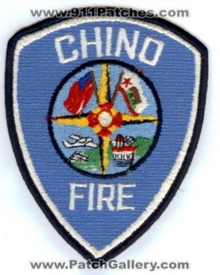 Chino Fire Department (California)
Thanks to PaulsFirePatches.com for this scan.
Keywords: dept.