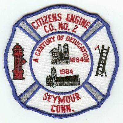 Citizens Engine Co No 2
Thanks to PaulsFirePatches.com for this scan.
Keywords: connecticut fire company number seymour