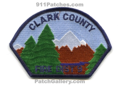 Clark County Fire District 9 Patch (Washington)
Scan By: PatchGallery.com
Keywords: co. dist. number no. #9 department dept.