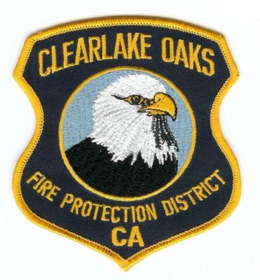 Clearlake Oaks Fire Protection District
Thanks to PaulsFirePatches.com for this scan.
Keywords: california
