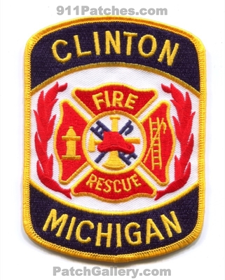 Clinton Fire Rescue Department Patch (Michigan)
Scan By: PatchGallery.com
Keywords: dept.