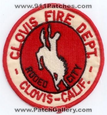 Clovis Fire Department (California)
Thanks to PaulsFirePatches.com for this scan.
Keywords: dept. calif.