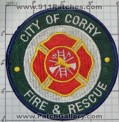 Corry Fire and Rescue Department (Pennsylvania)
Thanks to swmpside for this picture.
Keywords: city of & dept.