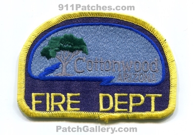 Cottonwood Fire Department Patch (Arizona)
Scan By: PatchGallery.com
Keywords: dept.