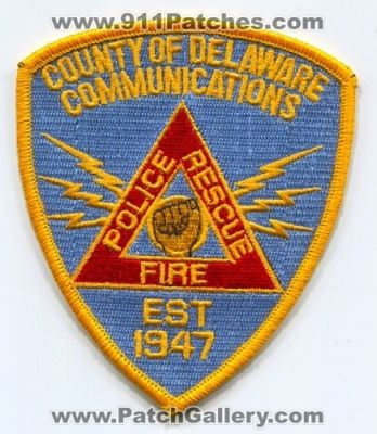 Delaware County Fire Police Rescue Communications (Pennsylvania)
Scan By: PatchGallery.com
Keywords: co. of 911 dispatcher