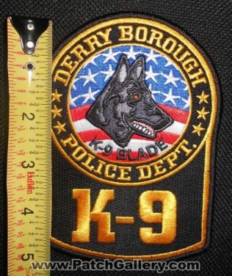 Derry Borough Police Department K-9 (Pennsylvania)
Thanks to Matthew Marano for this picture.
Keywords: dept. k9