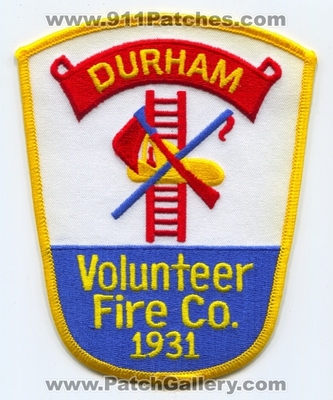 Durham Volunteer Fire Company Patch (Connecticut)
Scan By: PatchGallery.com
Keywords: vol. co. department dept.