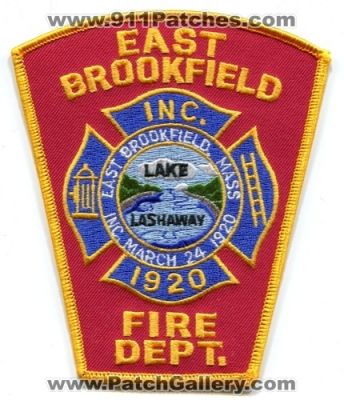 East Brookfield Fire Department (Massachusetts)
Scan By: PatchGallery.com
Keywords: dept. lake lashaway