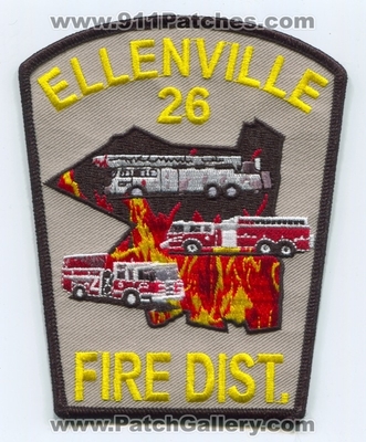 Ellenville Fire District 26 Patch (New York)
Scan By: PatchGallery.com
Keywords: dist. number no. #26 department dept.