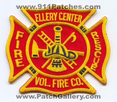 Ellery Center Volunteer Fire Company Patch (New York)
Scan By: PatchGallery.com
Keywords: vol. co. rescue department dept.