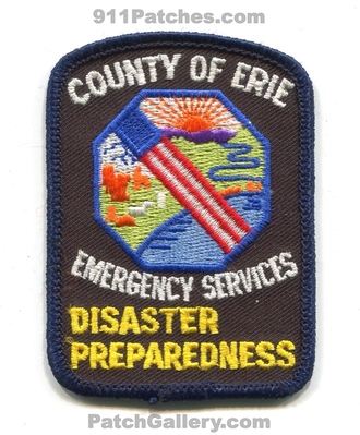 Erie County Emergency Services Disaster Preparedness Patch (New York)
Scan By: PatchGallery.com
Keywords: co. of es