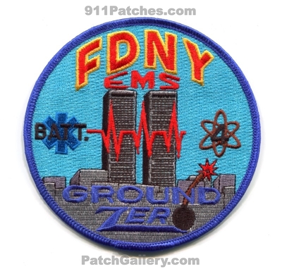New York City Fire Department FDNY EMS Battalion 4 Ground Zero Patch (New York)
Scan By: PatchGallery.com
Keywords: of dept. f.d.n.y. company co. station batt. ambulance