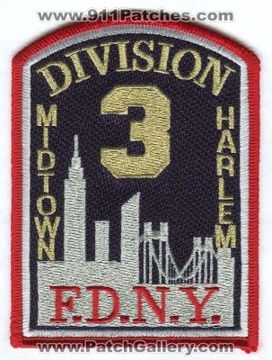 New York City Fire Department FDNY EMS Command Division 3 (New York)
Scan By: PatchGallery.com
Keywords: dept. of f.d.n.y. midtown harlem emergency medical services ambulance emt paramedic