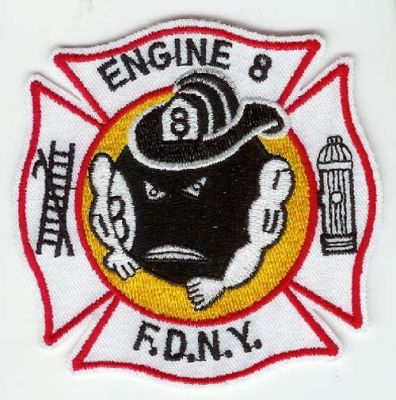 FDNY Fire Engine 8 (New York)
Thanks to Mark C Barilovich for this scan.
Keywords: department
