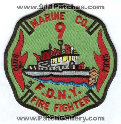 New York City Fire Department FDNY Marine 9 (New York)
Scan By: PatchGallery.com
Keywords: of dept. f.d.n.y. company station scuba dive rescue co. guts skill firefighter