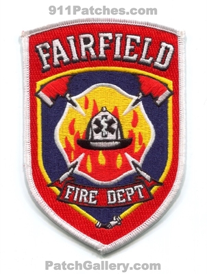 Fairfield Fire Department Patch (California)
Scan By: PatchGallery.com
Keywords: dept.