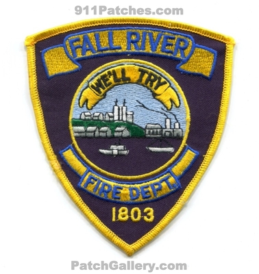 Fall River Fire Department Patch (Massachusetts)
Scan By: PatchGallery.com
Keywords: dept. well try 1803