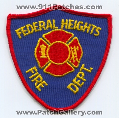 Federal Heights Fire Department Patch (Colorado)
[b]Scan From: Our Collection[/b]
Keywords: dept.