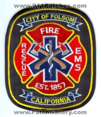 Folsom Fire Rescue EMS Department (California)
Scan By: PatchGallery.com
Keywords: dept. city of