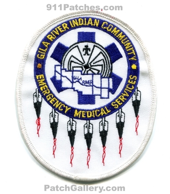 Gila River Indian Community Emergency Medical Services EMS Patch (Arizona)
Scan By: PatchGallery.com
Keywords: ambulance emt paramedic tribe tribal