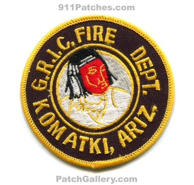 Gila River Indian Community Fire Department Komatki Patch (Arizona)
Scan By: PatchGallery.com
Keywords: gric g.r.i.c. tribal tribe dept. ariz.