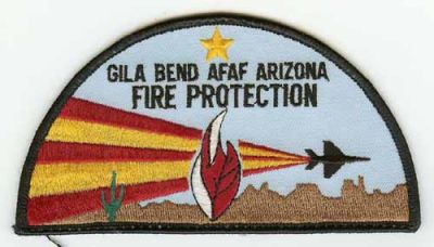 Gila Bend AFAF Fire Protection
Thanks to PaulsFirePatches.com for this scan.
Keywords: arizona air force field usaf