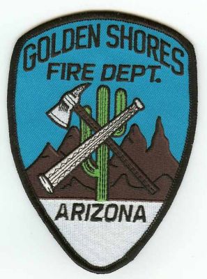 Golden Shores Fire Dept
Thanks to PaulsFirePatches.com for this scan.
Keywords: arizona department