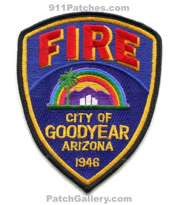 Goodyear Fire Department Patch (Arizona)
Scan By: PatchGallery.com
Keywords: city of dept. 1946