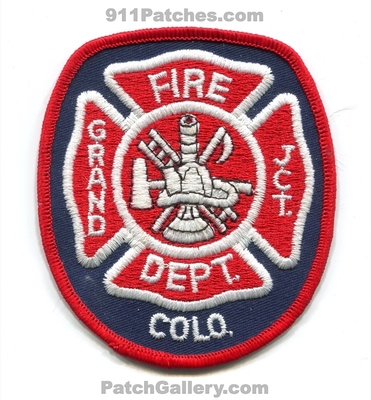 Grand Junction Fire Department Patch (Colorado)
[b]Scan From: Our Collection[/b]
Keywords: jct. dept. colo.