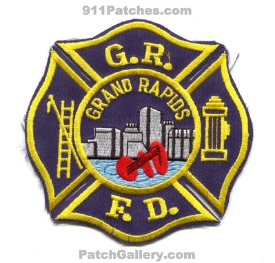 Grand Rapids Fire Department Patch (Michigan)
Scan By: PatchGallery.com
Keywords: dept. grfd g.r.f.d.