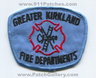 Greater Kirkland Fire Departments Patch (Washington)
Scan By: PatchGallery.com
Keywords: dept. depts