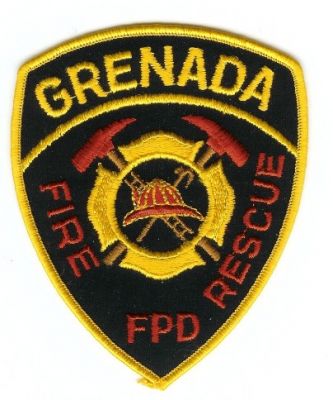 Grenada Fire Rescue
Thanks to PaulsFirePatches.com for this scan.
Keywords: california