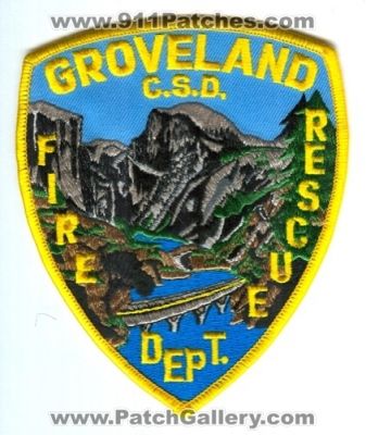 Groveland Fire Rescue Department Community Services District (California)
Scan By: PatchGallery.com
Keywords: dept. c.s.d. csd