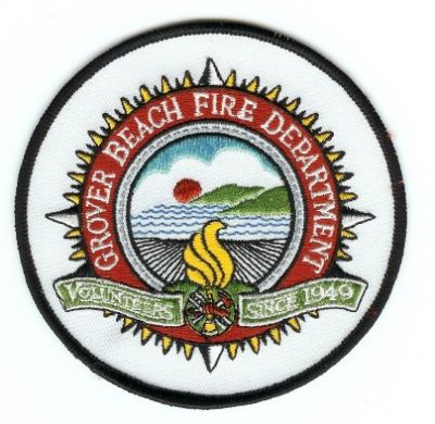 Grover Beach Fire Department
Thanks to PaulsFirePatches.com for this scan.
Keywords: california