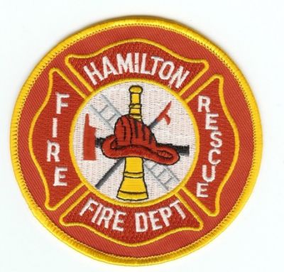 Hamilton Fire Dept
Thanks to PaulsFirePatches.com for this scan.
Keywords: california department rescue