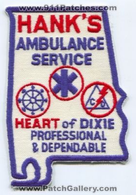 Hanks Ambulance Service (Alabama)
Scan By: PatchGallery.com
Keywords: ems heart of dixie professional & and dependable
