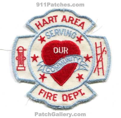 Hart Area Fire Department Patch (Michigan)
Scan By: PatchGallery.com
Keywords: dept. serving our community