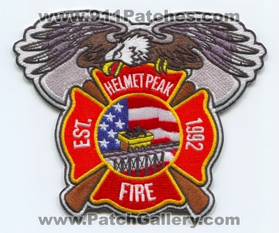 Helmet Peak Fire Department Patch (Arizona)
Scan By: PatchGallery.com
Keywords: dept.