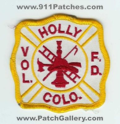 Holly Volunteer Fire Department (Colorado)
Thanks to Jack Bol for this scan.
Keywords: vol. f.d. fd colo.