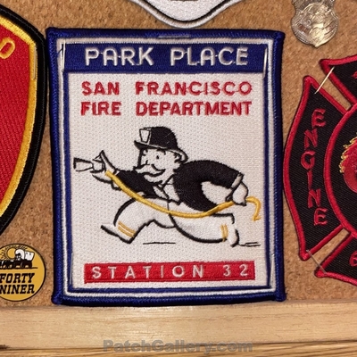 San Francisco Fire Department Station 32 Patch (California)
Picture By: PatchGallery.com
Thanks to Jeremiah Herderich
Keywords: park place