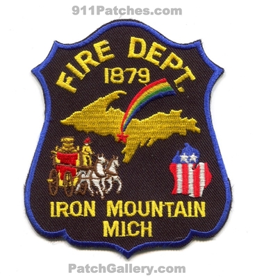 Iron Mountain Fire Department Patch (Michigan)
Scan By: PatchGallery.com
Keywords: dept. 1879