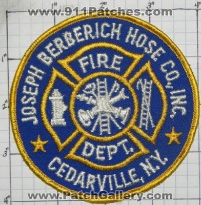 Joseph Berberich Hose Company Inc Fire Department (New York)
Thanks to swmpside for this picture.
Keywords: co. inc. dept. cedarville n.y.